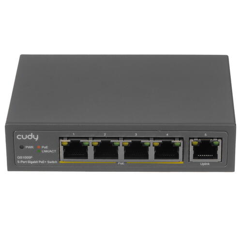 Купить Коммутатор Cudy GS1005P  9046062. Характеристики, отзывы и цены в Донецке
