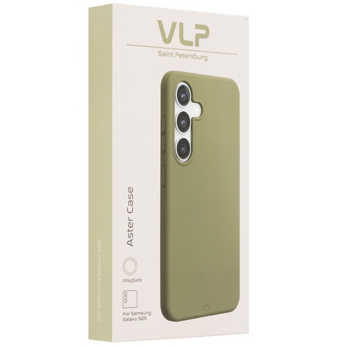 Купить Накладка  VLP Aster Case для Samsung Galaxy S25 зеленый  5613328. Характеристики, отзывы и цены в Донецке