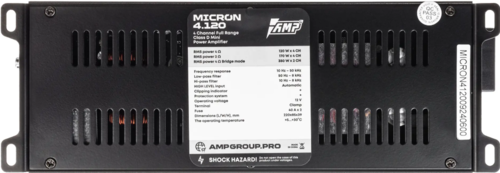 Купить Усилитель AMP MICRON 4.120  9248139. Характеристики, отзывы и цены в Донецке