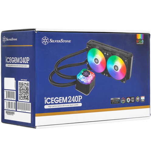 Купить Система охлаждения SilverStone SST-IG240P-ARGB черная  5615534. Характеристики, отзывы и цены в Донецке