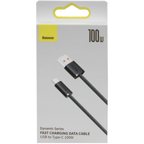 Купить Кабель круглый Baseus USB Type-C - USB 2.0 Type-A серый 1 м  5627508. Характеристики, отзывы и цены в Донецке