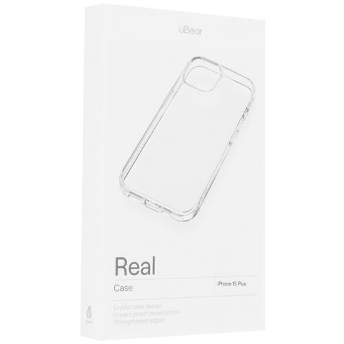 Купить Накладка  uBear Real Case для Apple iPhone 15 Plus прозрачный  5460620. Характеристики, отзывы и цены в Донецке