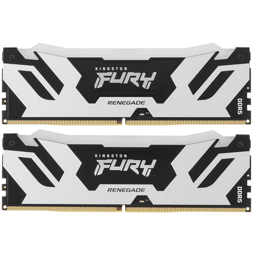 Купить Оперативная память Kingston FURY Renegade Silver RGB [KF576C38RSAK2-32] 32 ГБ  5436375. Характеристики, отзывы и цены в Донецке