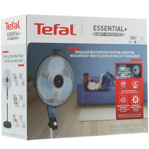 Купить Вентилятор Tefal Essential+ Stand VF4420F0  черный  5319223. Характеристики, отзывы и цены в Донецке