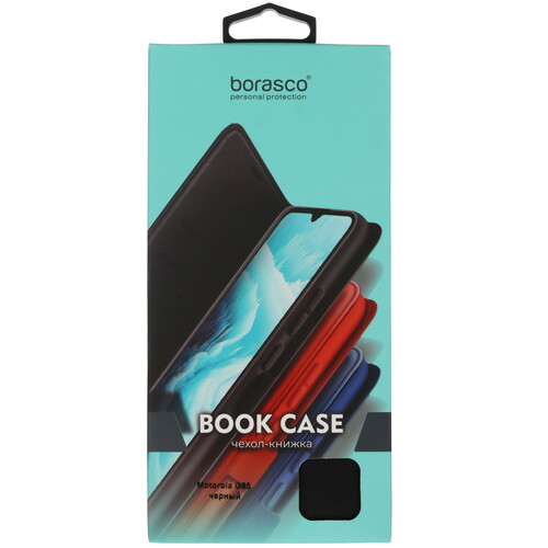 Купить Чехол-книжка  BoraSCO для Motorola Moto G85 черный  5628693. Характеристики, отзывы и цены в Донецке