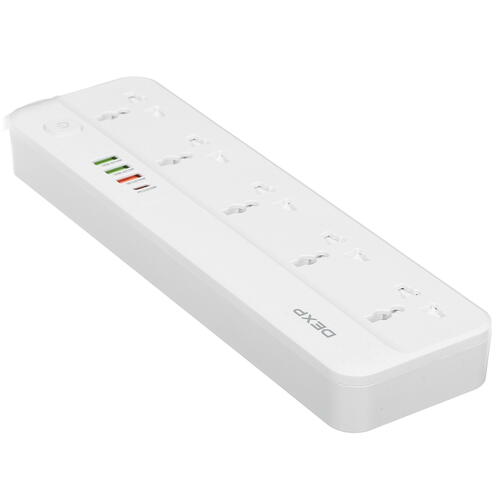 Купить Сетевой фильтр DEXP Universal 520W белый  5087078. Характеристики, отзывы и цены в Донецке