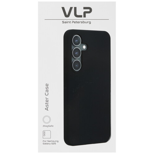 Купить Накладка  VLP Aster Case для Samsung Galaxy S25 черный  5613332. Характеристики, отзывы и цены в Донецке