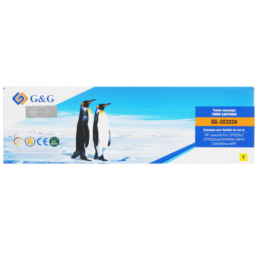 Купить Картридж лазерный G&G GG-CE322A желтый  9065603. Характеристики, отзывы и цены в Донецке