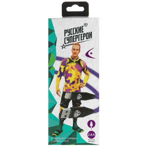 Купить Кабель круглый BY Lightning 8-pin - USB 2.0 Type-A фиолетовый 1 м  5482255. Характеристики, отзывы и цены в Донецке