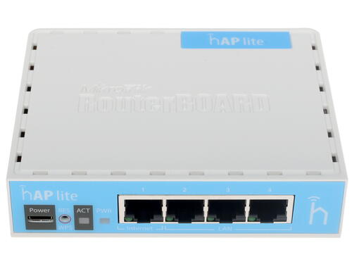 Купить Wi-Fi роутер MikroTik hAP lite  1160178. Характеристики, отзывы и цены в Донецке