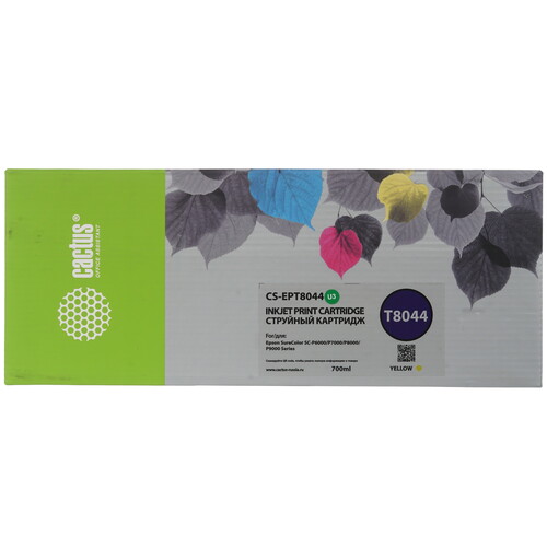 Купить Картридж Cactus CS-EPT8044 T8044 желтый  9146656. Характеристики, отзывы и цены в Донецке