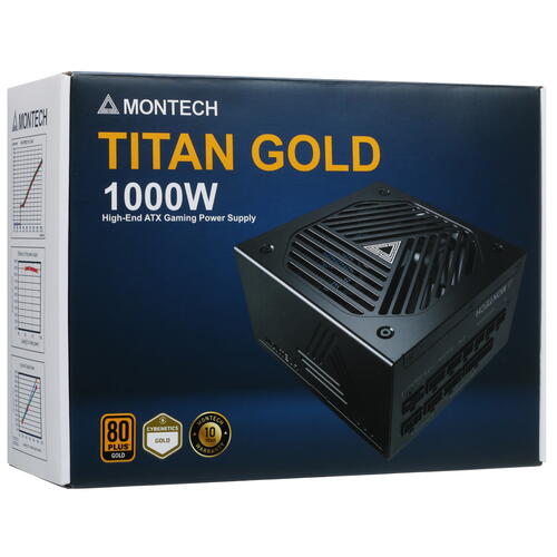 Купить Блок питания MONTECH TITAN GOLD 1000  5086178. Характеристики, отзывы и цены в Донецке