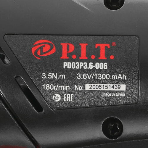 Купить Аккумуляторная отвертка PIT PD03P3.6-006  5308128. Характеристики, отзывы и цены в Донецке