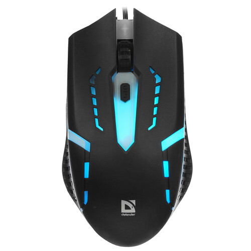 Купить Мышь проводная Defender Flash MB-600L [52600] черный  8157252. Характеристики, отзывы и цены в Донецке