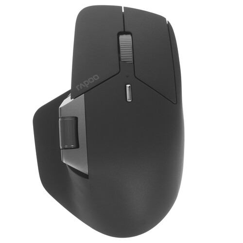Купить Мышь беспроводная RAPOO MT760M  черный  9125986. Характеристики, отзывы и цены в Донецке