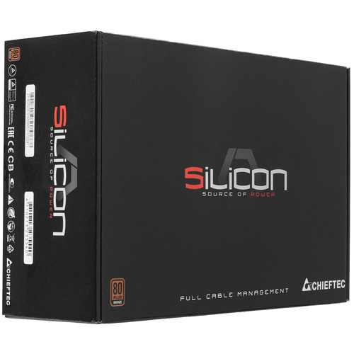 Купить Блок питания Chieftec Silicon 650W [SLC-650C] черный  1369924. Характеристики, отзывы и цены в Донецке