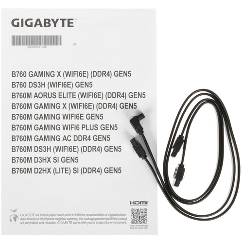 Купить Материнская плата GIGABYTE B760 GAMING X WIFI6E GEN5  5633318. Характеристики, отзывы и цены в Донецке