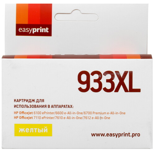 Купить Картридж EasyPrint №933XL Y желтый  4822574. Характеристики, отзывы и цены в Донецке