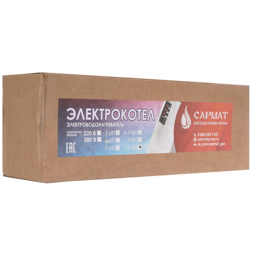 Купить Электрический котел AXIS САРМАТ ЭВПМ-А 12 кВт 12 кВт  5485982. Характеристики, отзывы и цены в Донецке