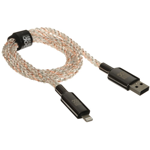 Купить Кабель круглый BY Lightning 8-pin - USB 2.0 Type-A зеленый 1 м  5497290. Характеристики, отзывы и цены в Донецке