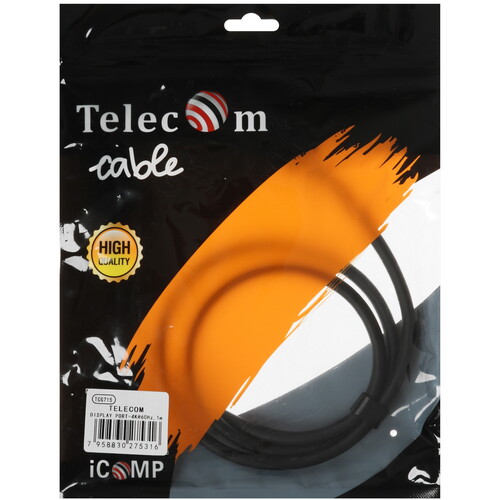 Купить Кабель  Telecom DisplayPort - DisplayPort, 1 м  9167401. Характеристики, отзывы и цены в Донецке