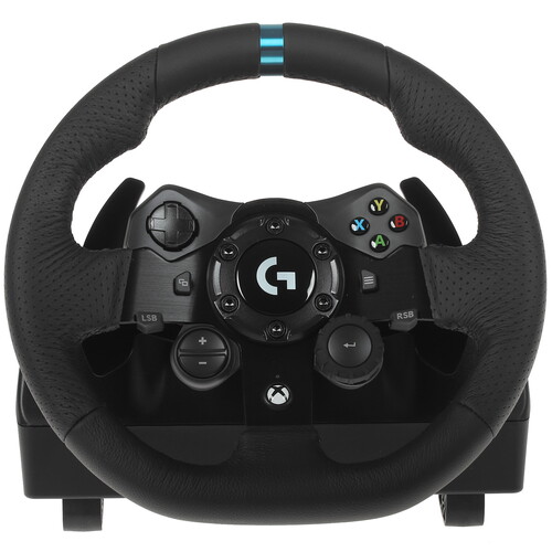Купить Руль Logitech G923 черный  4725190. Характеристики, отзывы и цены в Донецке