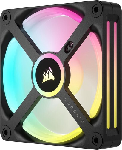 Купить Вентилятор Corsair iCUE LINK QX120 RGB [CO-9051001-WW] черный  5610004. Характеристики, отзывы и цены в Донецке
