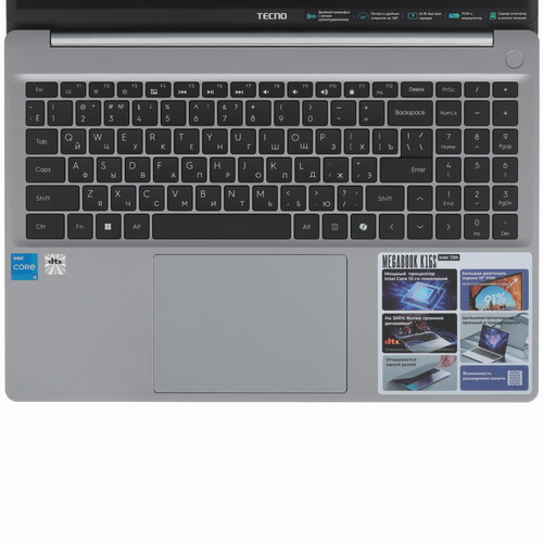 Купить 16" Ноутбук Tecno Megabook K16S серый  5610768. Характеристики, отзывы и цены в Донецке