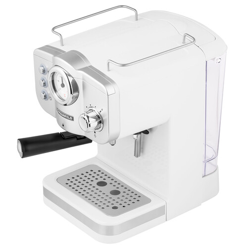 Купить Кофеварка рожковая MAUNFELD MF-735WH PRO белый  5354635. Характеристики, отзывы и цены в Донецке