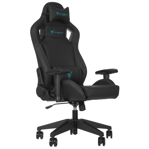 Купить Кресло игровое Knight Outraider Smile черный  5422520. Характеристики, отзывы и цены в Донецке