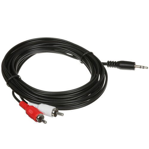 Купить Кабель   VCOM jack 3.5 мм - 2RCA черный  5602644. Характеристики, отзывы и цены в Донецке