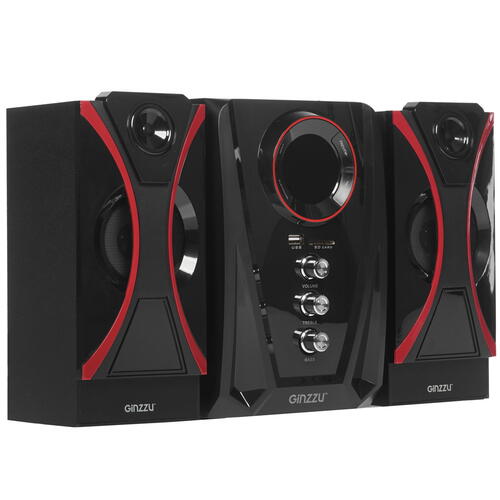 Купить Колонки Ginzzu GM-407 черный  1364074. Характеристики, отзывы и цены в Донецке