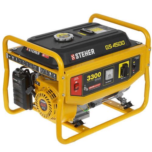 Купить Электрогенератор   бензиновый STEHER GS-4500  5307949. Характеристики, отзывы и цены в Донецке