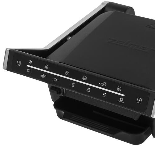 Купить Гриль Zelmer ZPR2600 серебристый  9915968. Характеристики, отзывы и цены в Донецке