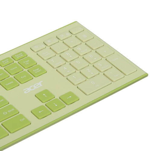 Купить Клавиатура+мышь беспроводная   Acer OCC205 желтый  9091296. Характеристики, отзывы и цены в Донецке