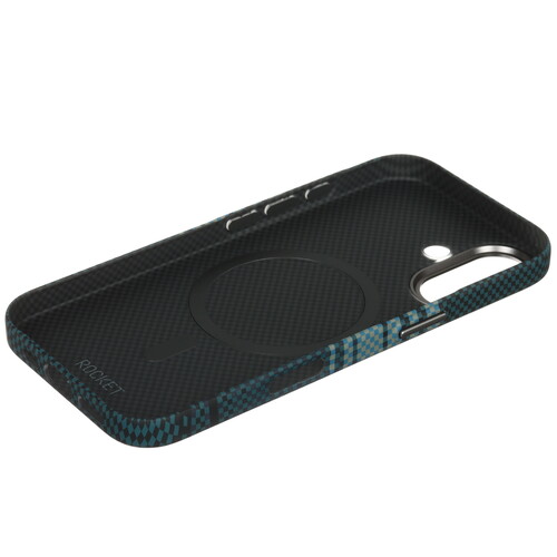 Купить Накладка  Rocket Graphic для Apple iPhone 17 синий/голубой, черный  5639058. Характеристики, отзывы и цены в Донецке