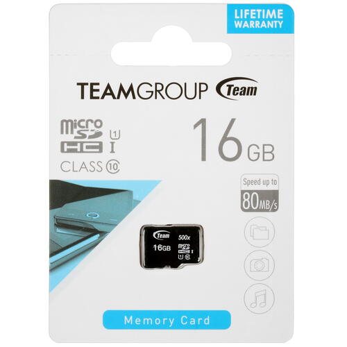 Купить Карта памяти TEAMGROUP Micro microSDHC 16 ГБ [TUSDH16GCL10U02]  5006893. Характеристики, отзывы и цены в Донецке