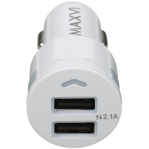 Купить Автомобильное ЗУ Maxvi CCM-212 Plus M белый  5366927. Характеристики, отзывы и цены в Донецке
