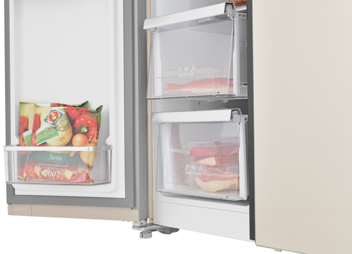 Купить Холодильник Side by Side   ZUGEL ZRSS630C бежевый  9185193. Характеристики, отзывы и цены в Донецке