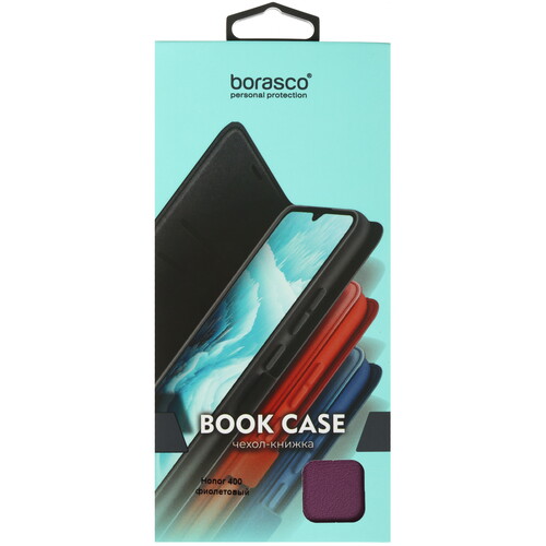 Купить Чехол-книжка  BoraSCO для HONOR 400 фиолетовый  5632557. Характеристики, отзывы и цены в Донецке
