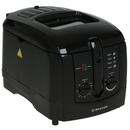Купить Фритюрница BRAYER 2830BR-BK черный  9909290. Характеристики, отзывы и цены в Донецке