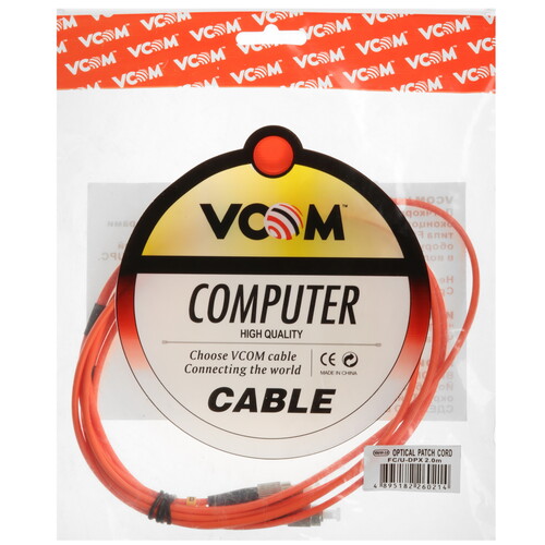 Купить Патч-корд оптический VCOM VDU101  5602646. Характеристики, отзывы и цены в Донецке