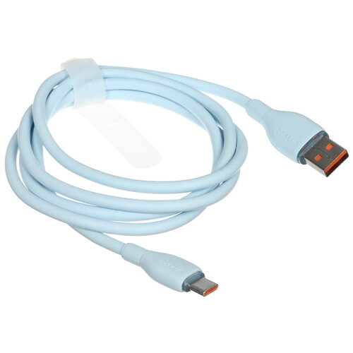 Купить Кабель круглый Baseus USB Type-C - USB 2.0 Type-A голубой 1.2 м  5627452. Характеристики, отзывы и цены в Донецке