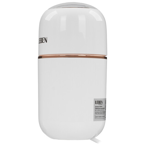 Купить Кофемолка электрическая LEBEN 286-045 белый  9237209. Характеристики, отзывы и цены в Донецке