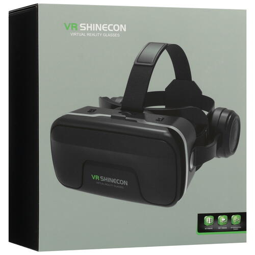Купить Очки виртуальной реальности Shinecon SC-G04DEA черный  5088747. Характеристики, отзывы и цены в Донецке