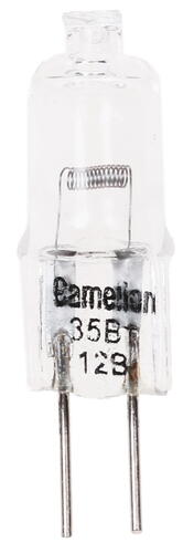 Купить Лампа галогенная Camelion G4/JC/35W/12V  1109799. Характеристики, отзывы и цены в Донецке