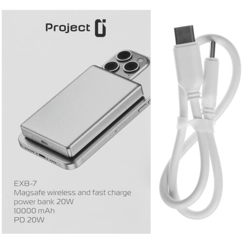 Купить Портативный аккумулятор Project 0 EXB-7 серебристый  5465338. Характеристики, отзывы и цены в Донецке