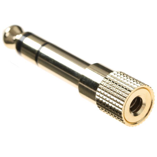 Купить Переходник   DEXP 3.5 mm jack - 6.3 mm jack золотистый  4817704. Характеристики, отзывы и цены в Донецке