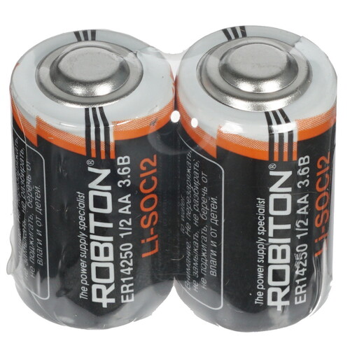 Купить Батарейка Robiton 1/2AA (ER14250)  1364950. Характеристики, отзывы и цены в Донецке