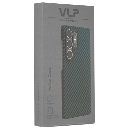 Купить Накладка  VLP Kevlar Case для Samsung Galaxy S25 Ultra синий/черный  5613335. Характеристики, отзывы и цены в Донецке